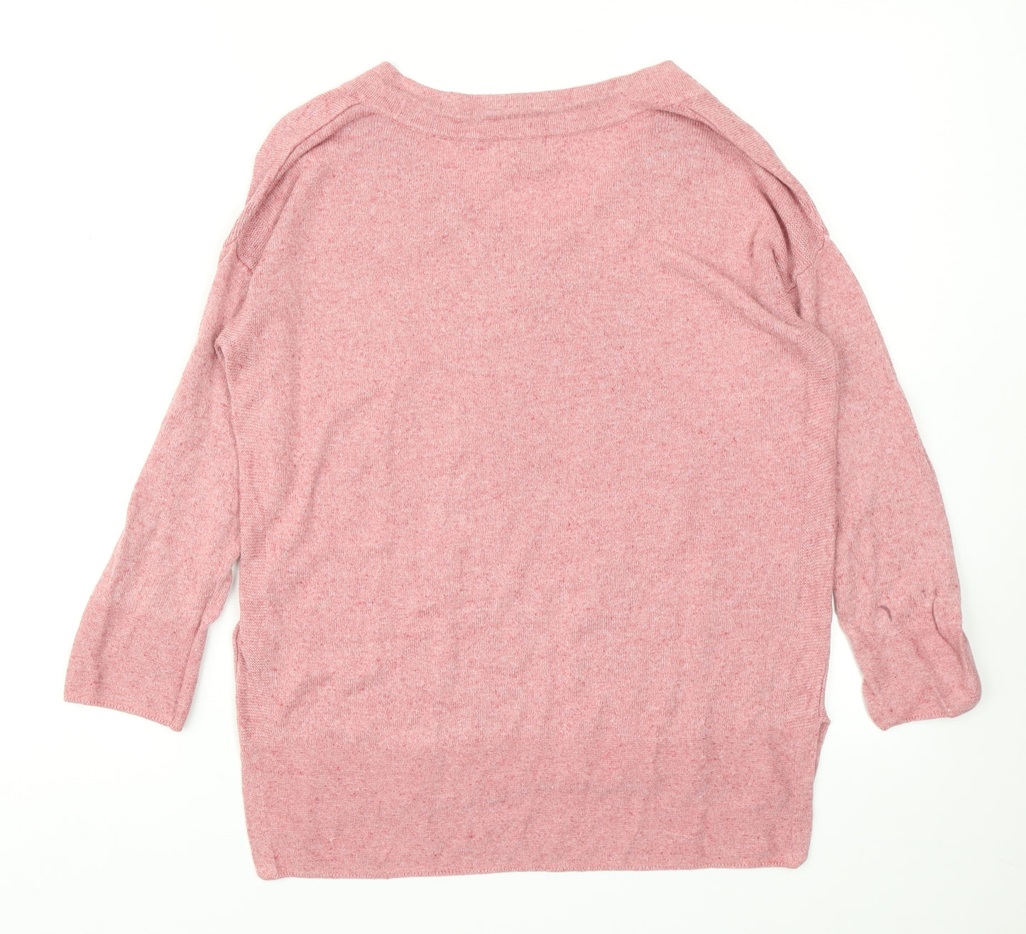 Monsoon Womens Pink  Knit Pullover Jumper Size S