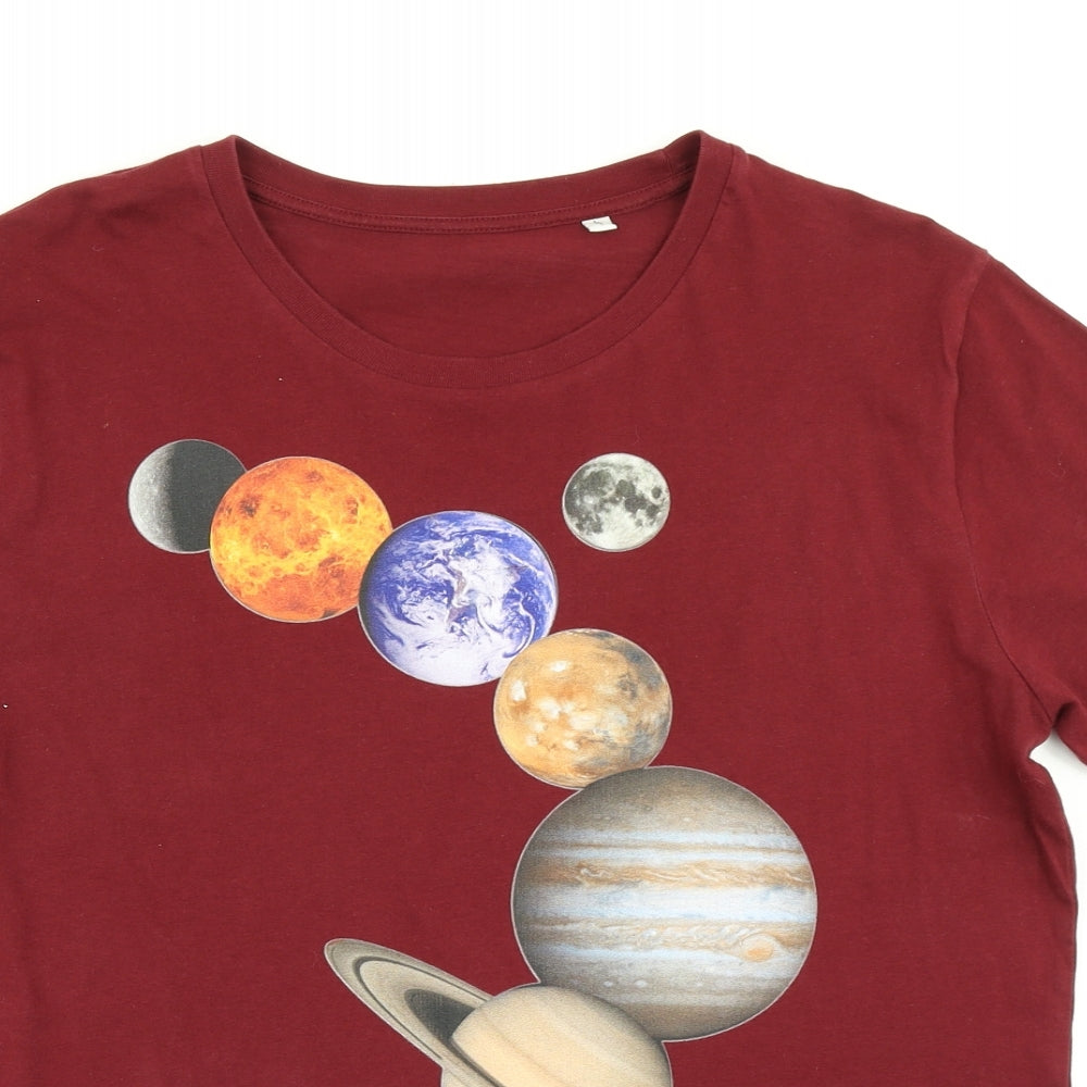 Stanley Stella Mens Red    T-Shirt Size L