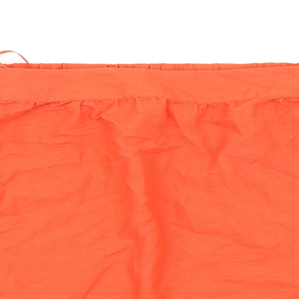George Womens Orange   A-Line Skirt Size 12  - Lace Hem