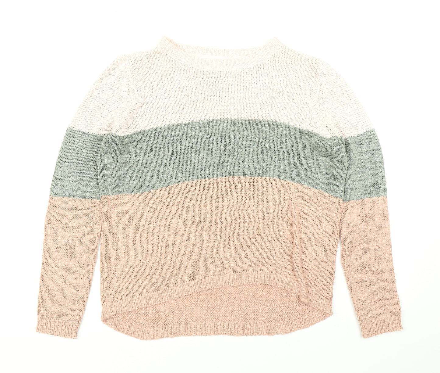 Only Womens Pink  Knit Pullover Jumper Size L