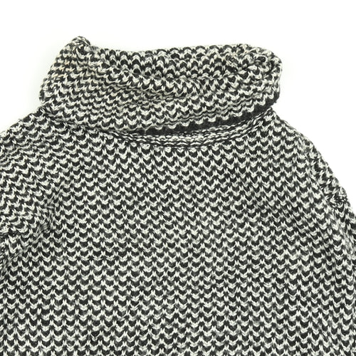 New Look Womens Black  Knit Pullover Jumper Size M