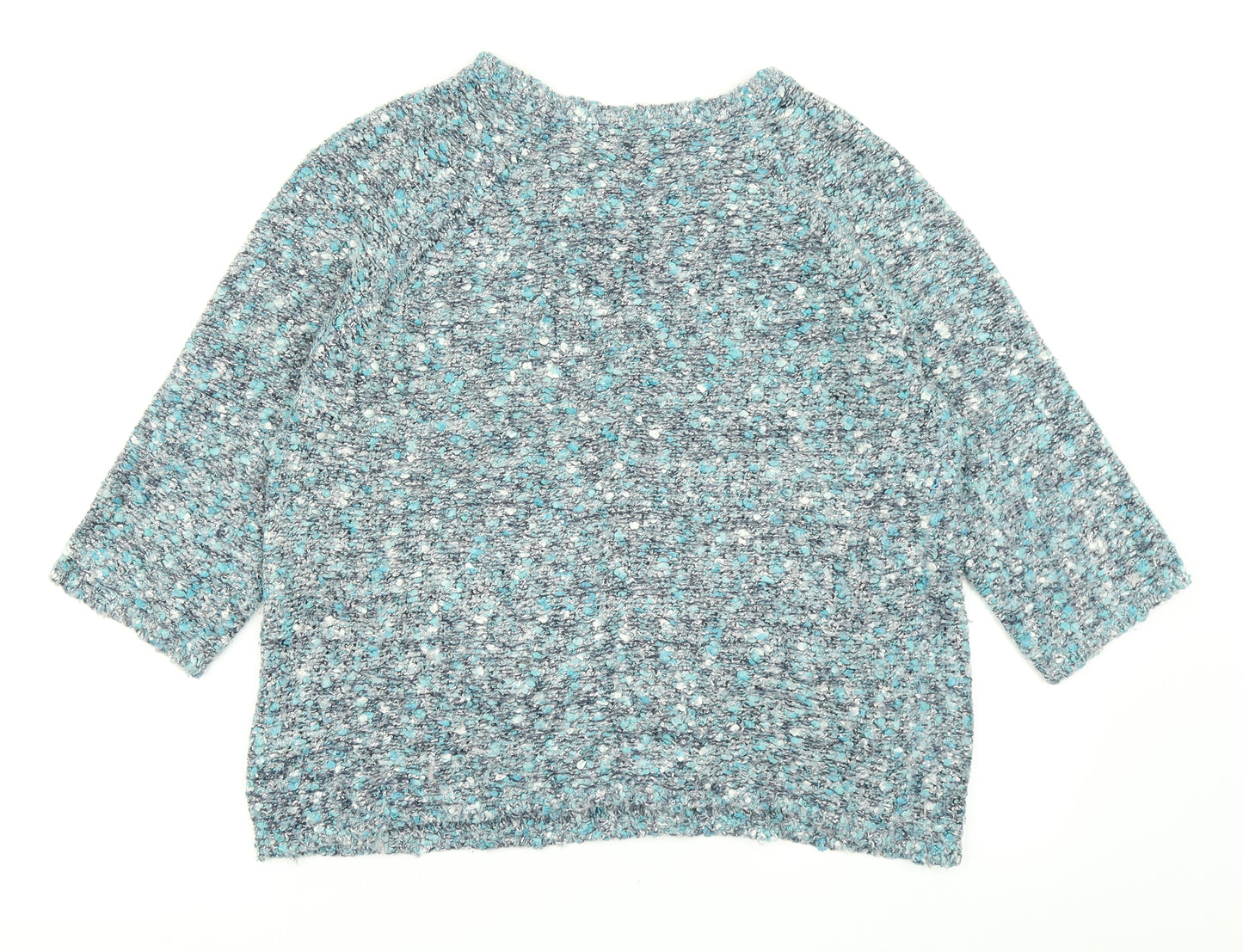 Bm collection Womens Blue  Knit Pullover Jumper Size M