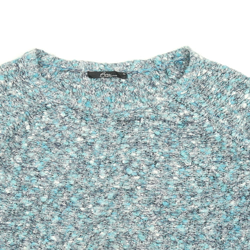 Bm collection Womens Blue  Knit Pullover Jumper Size M