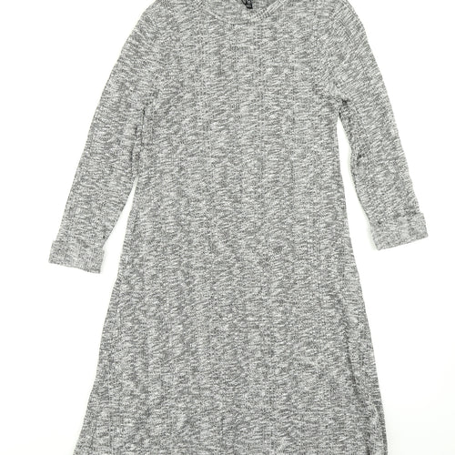New Look Womens Grey   Fit & Flare  Size 8