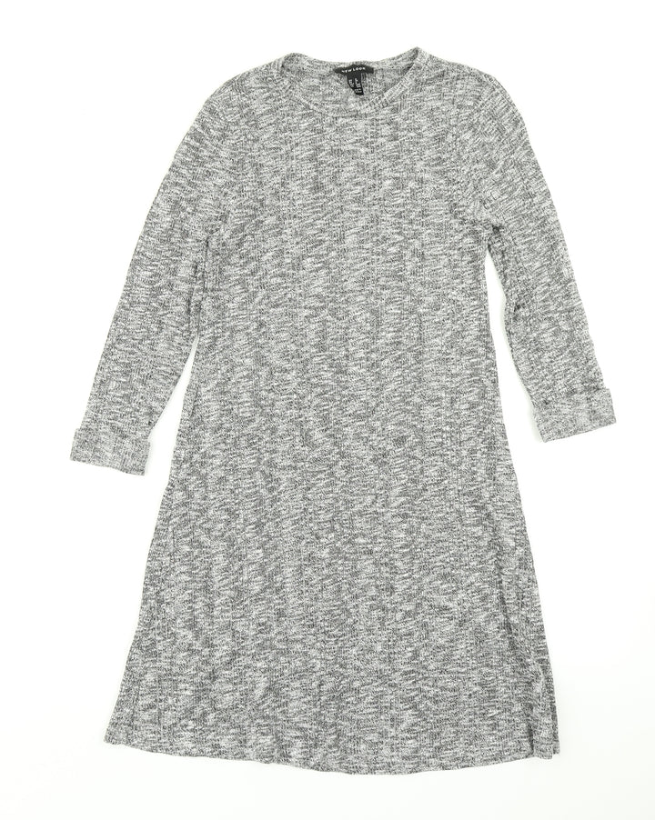 New Look Womens Grey   Fit & Flare  Size 8