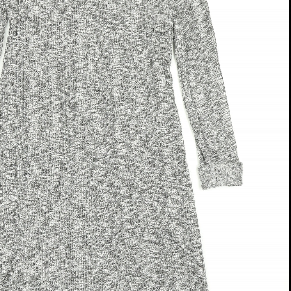 New Look Womens Grey   Fit & Flare  Size 8
