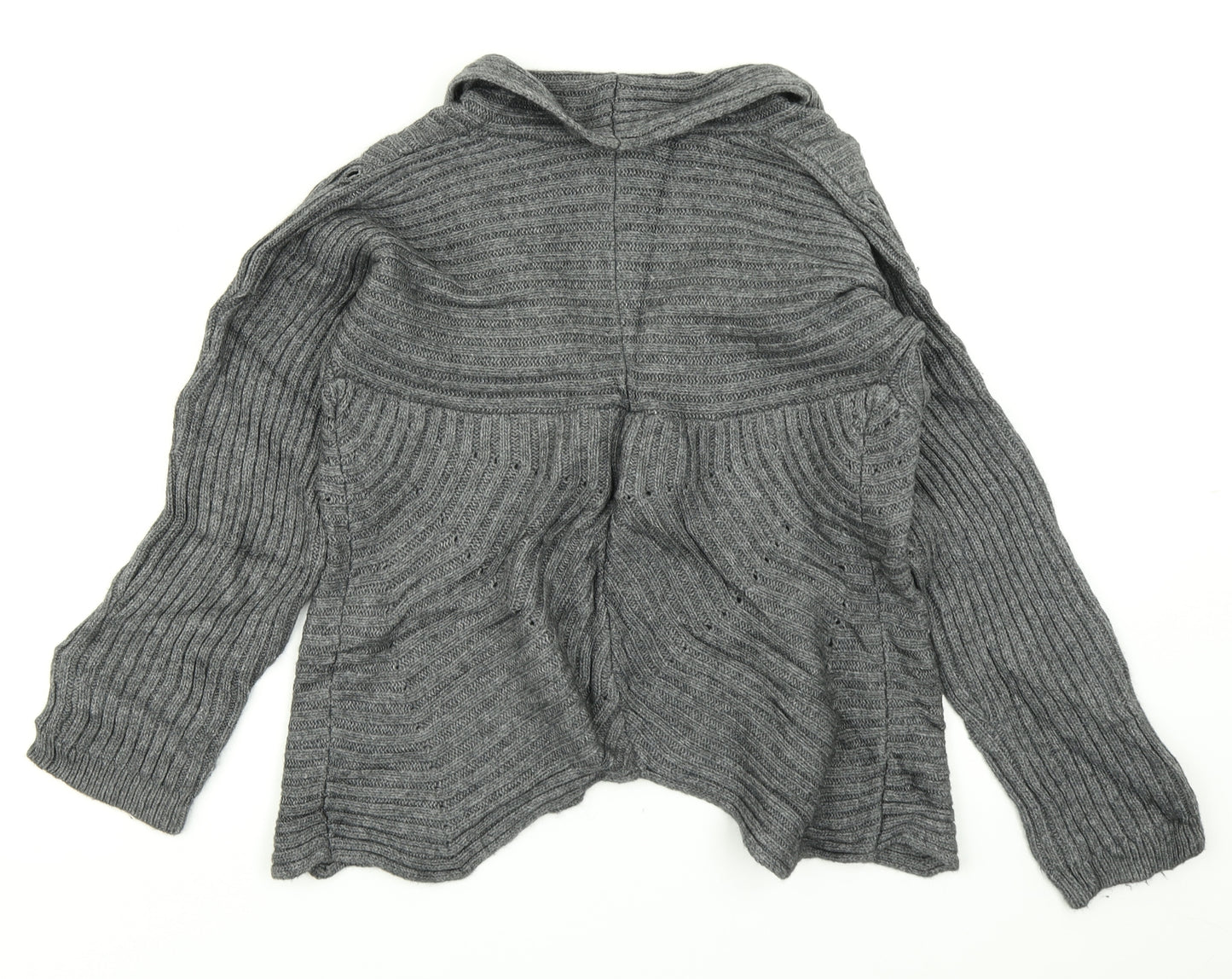 Phase Eight Womens Grey  Knit Cardigan Jumper Size 10