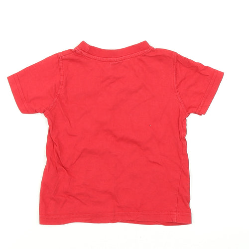 Store Twenty One Boys Red   Basic T-Shirt Size 2 Years