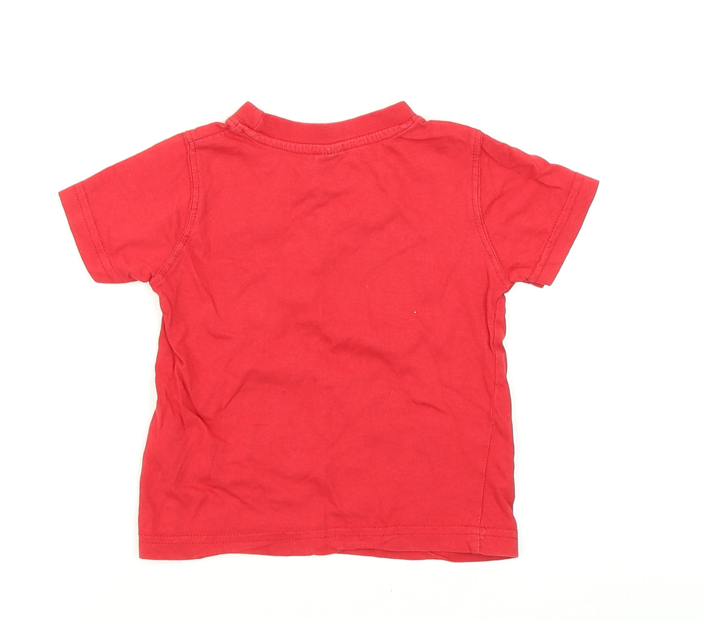 Store Twenty One Boys Red   Basic T-Shirt Size 2 Years