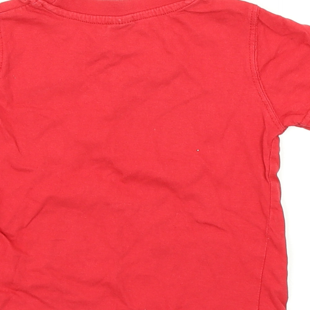Store Twenty One Boys Red   Basic T-Shirt Size 2 Years