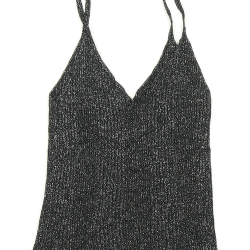 Cooperative Womens Black  Knit Cropped Tank Size XS