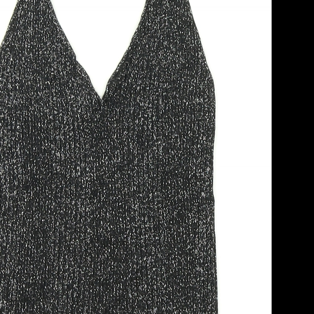 Cooperative Womens Black  Knit Cropped Tank Size XS