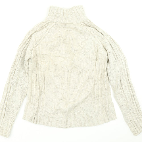 Tom Hagan Womens Beige  Knit Pullover Jumper Size M