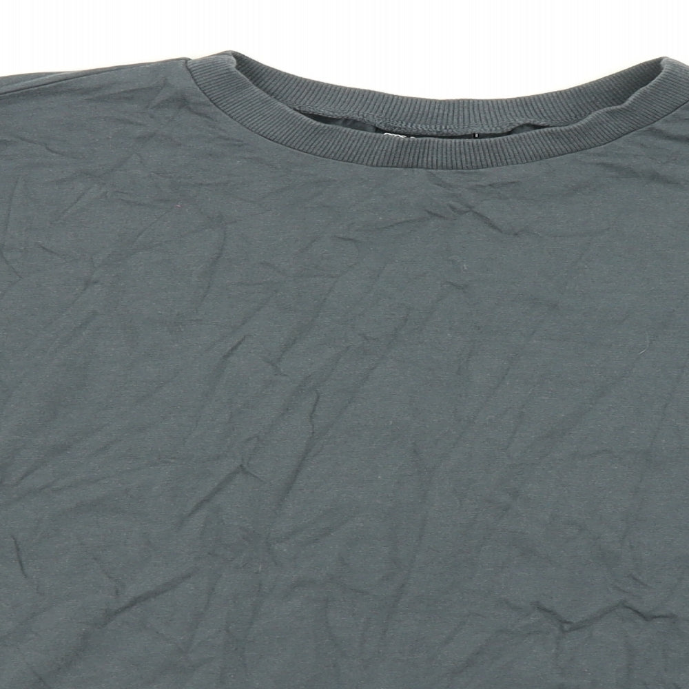 ASOS Womens Grey   Cropped T-Shirt Size 10