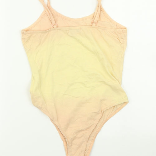 In the Style Womens Orange Ombré  Bodysuit One-Piece Size 8