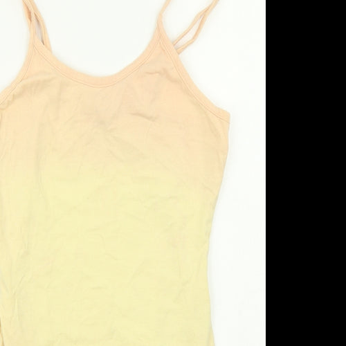 In the Style Womens Orange Ombré  Bodysuit One-Piece Size 8