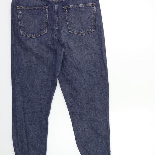 Topshop Womens Blue  Denim Mom Jeans Size 30 in L32 in