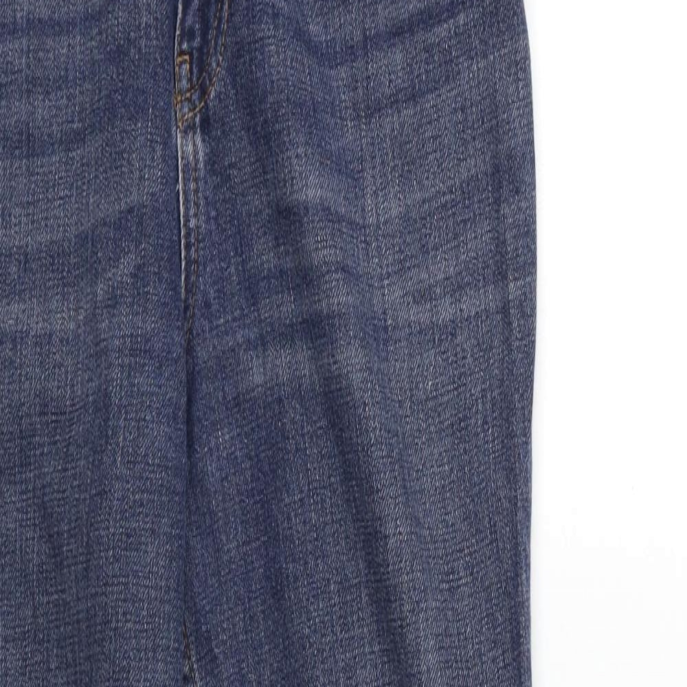 Topshop Womens Blue  Denim Mom Jeans Size 30 in L32 in