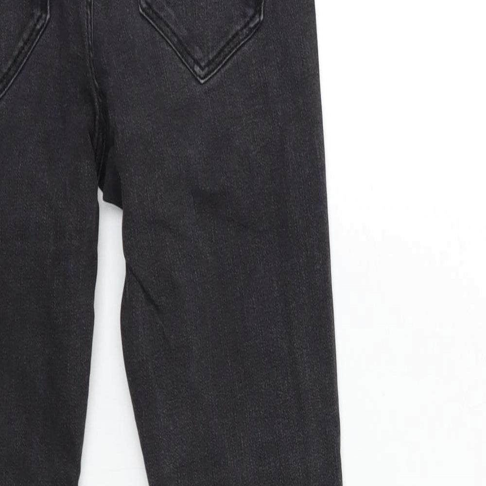 Miss Selfridge Womens Black  Denim Skinny Jeans Size 8 L23 in