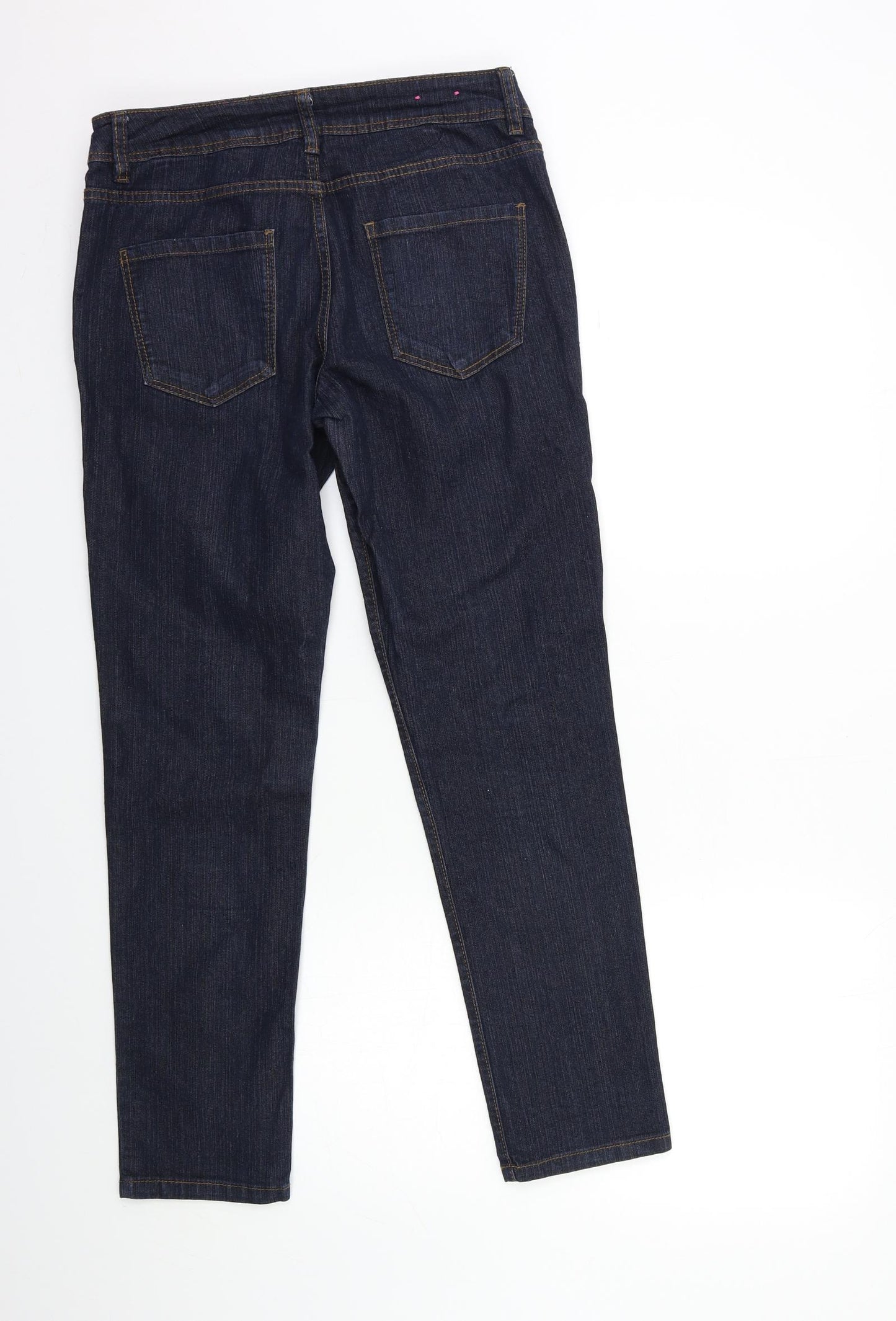 YES YES Womens Blue  Denim Straight Jeans Size 10 L28 in