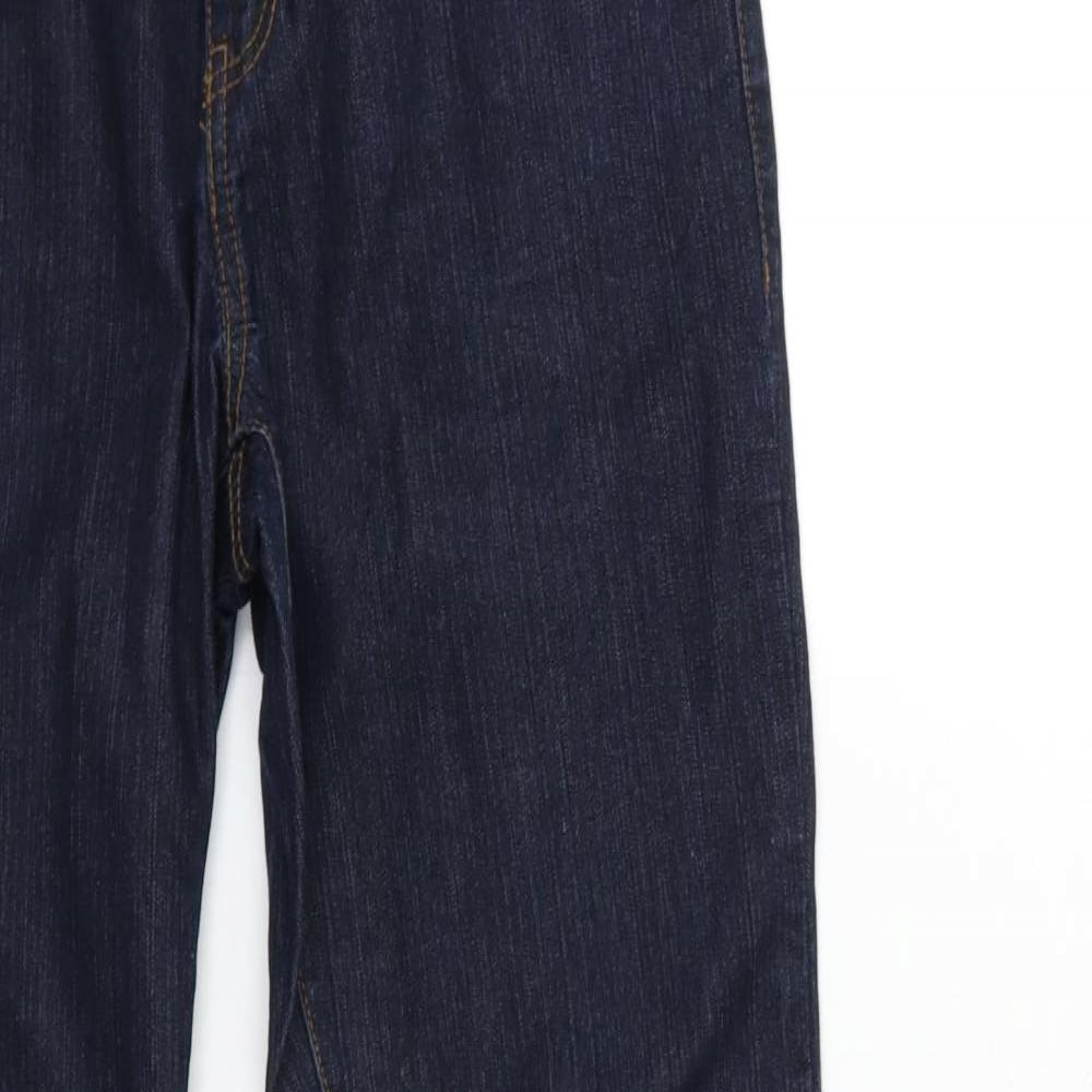 YES YES Womens Blue  Denim Straight Jeans Size 10 L28 in