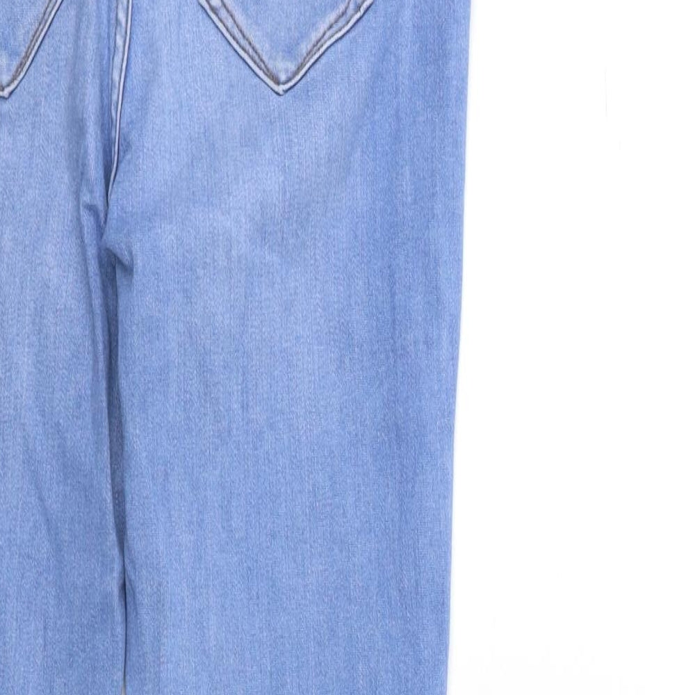 River Island Womens Blue  Denim Skinny Jeans Size 14 L28 in
