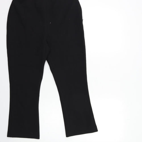 Topshop Womens Black   Trousers  Size 12 L25 in