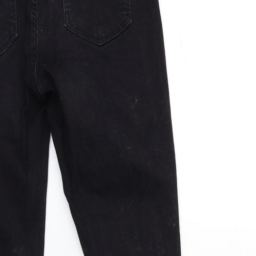 Dorothy Perkins Womens Black  Denim Skinny Jeans Size 10 L27 in