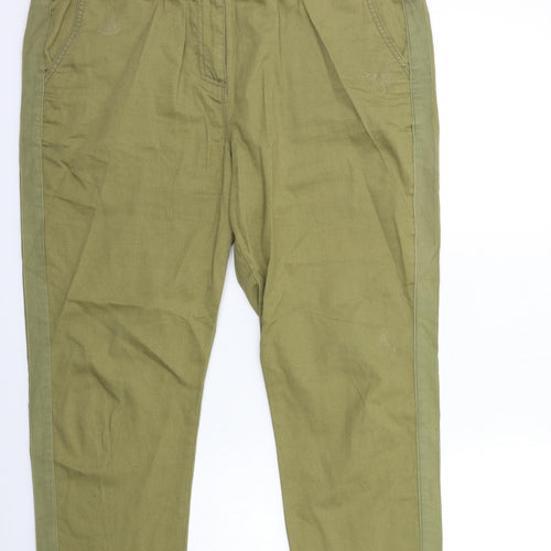 NEXT Womens Green  Denim Straight Jeans Size 16 L25 in