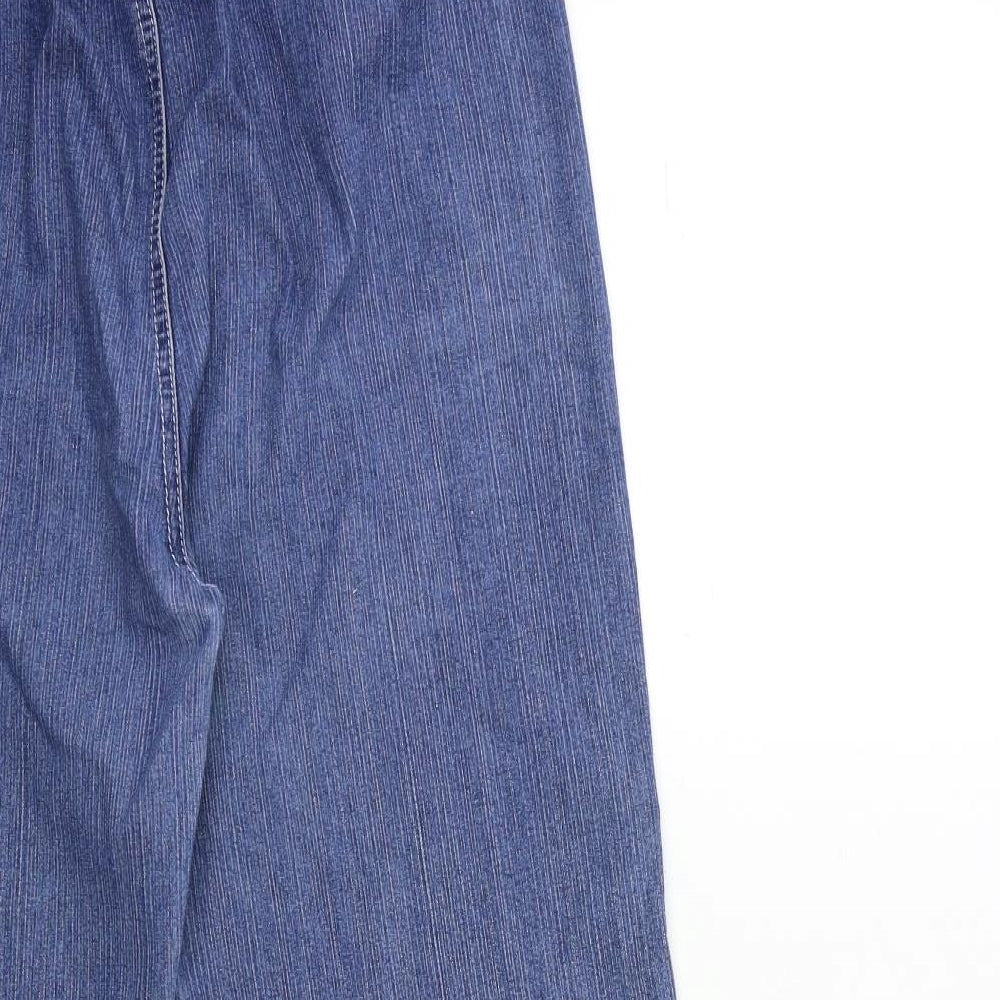 Preworn Womens Blue  Denim Mom Jeans Size 28 in L26 in
