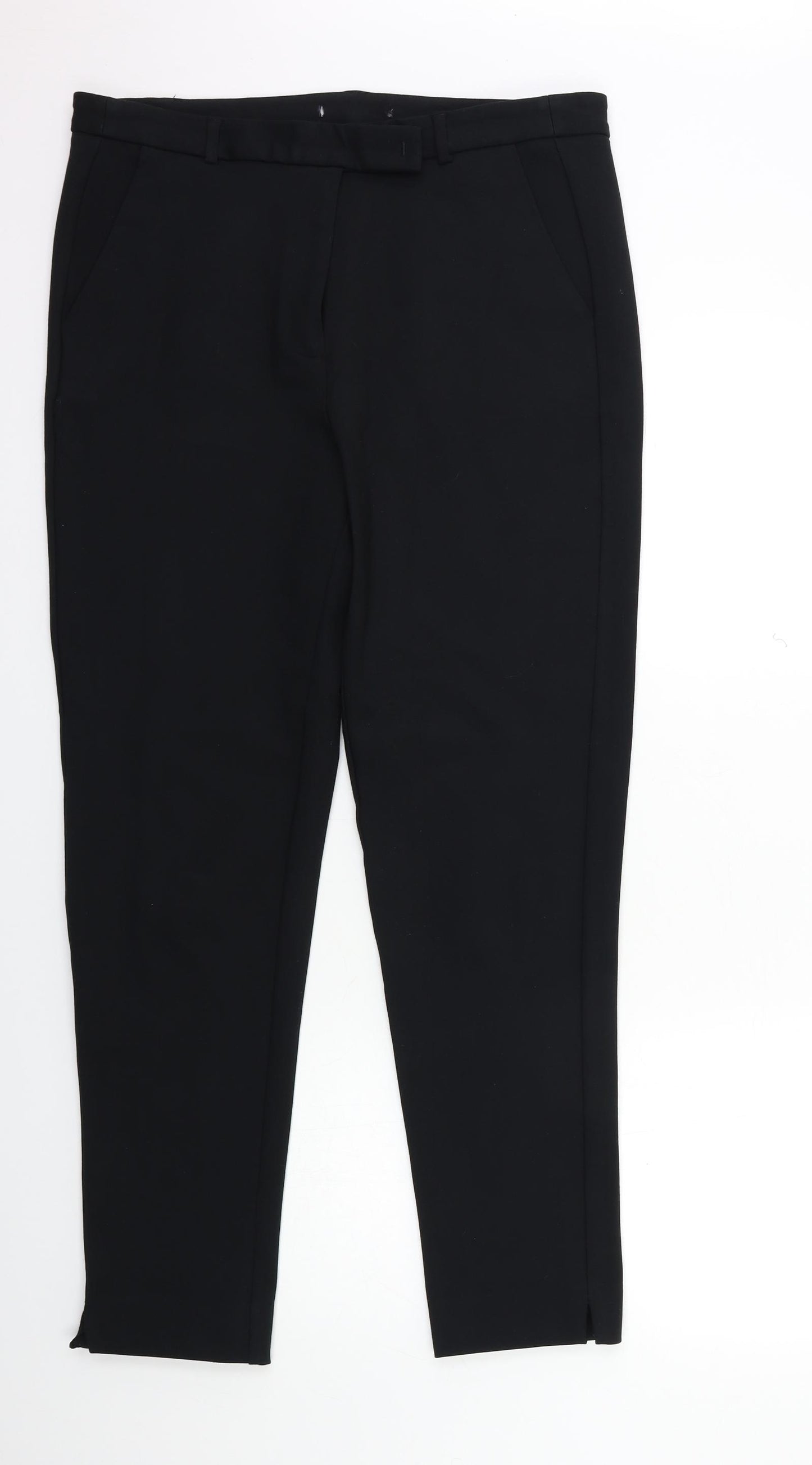 Marks and Spencer Womens Black   Trousers  Size 16 L30 in