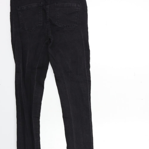 R Edition Womens Black  Denim Jegging Jeans Size 10 L30 in