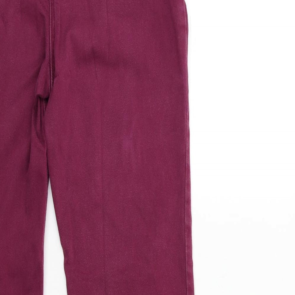 Marks and Spencer Womens Pink  Denim Straight Jeans Size 14 L31 in