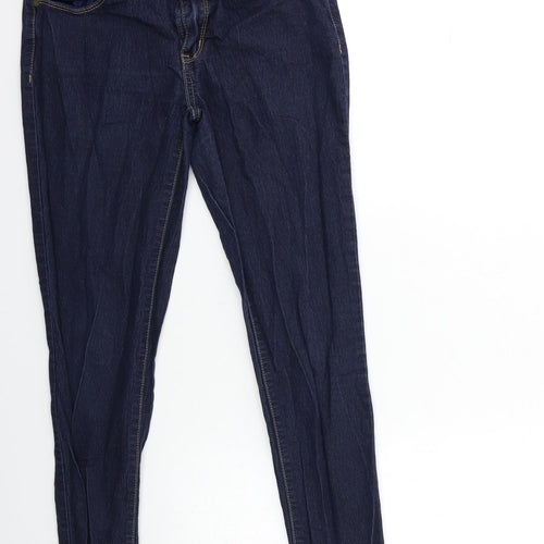 Denim & Co. Womens Blue  Denim Skinny Jeans Size 10 L30 in