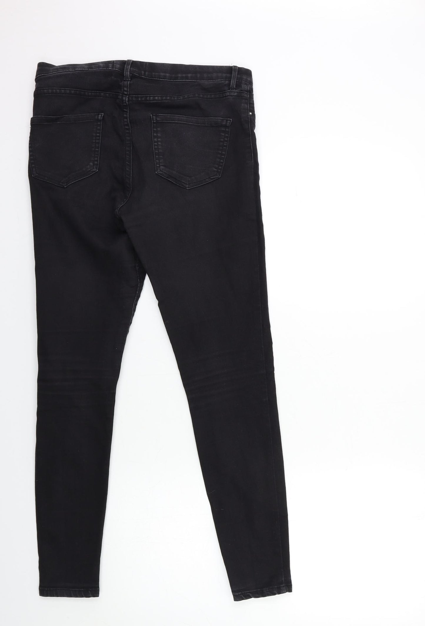New Look Womens Black  Denim Jegging Jeans Size 10 L28 in