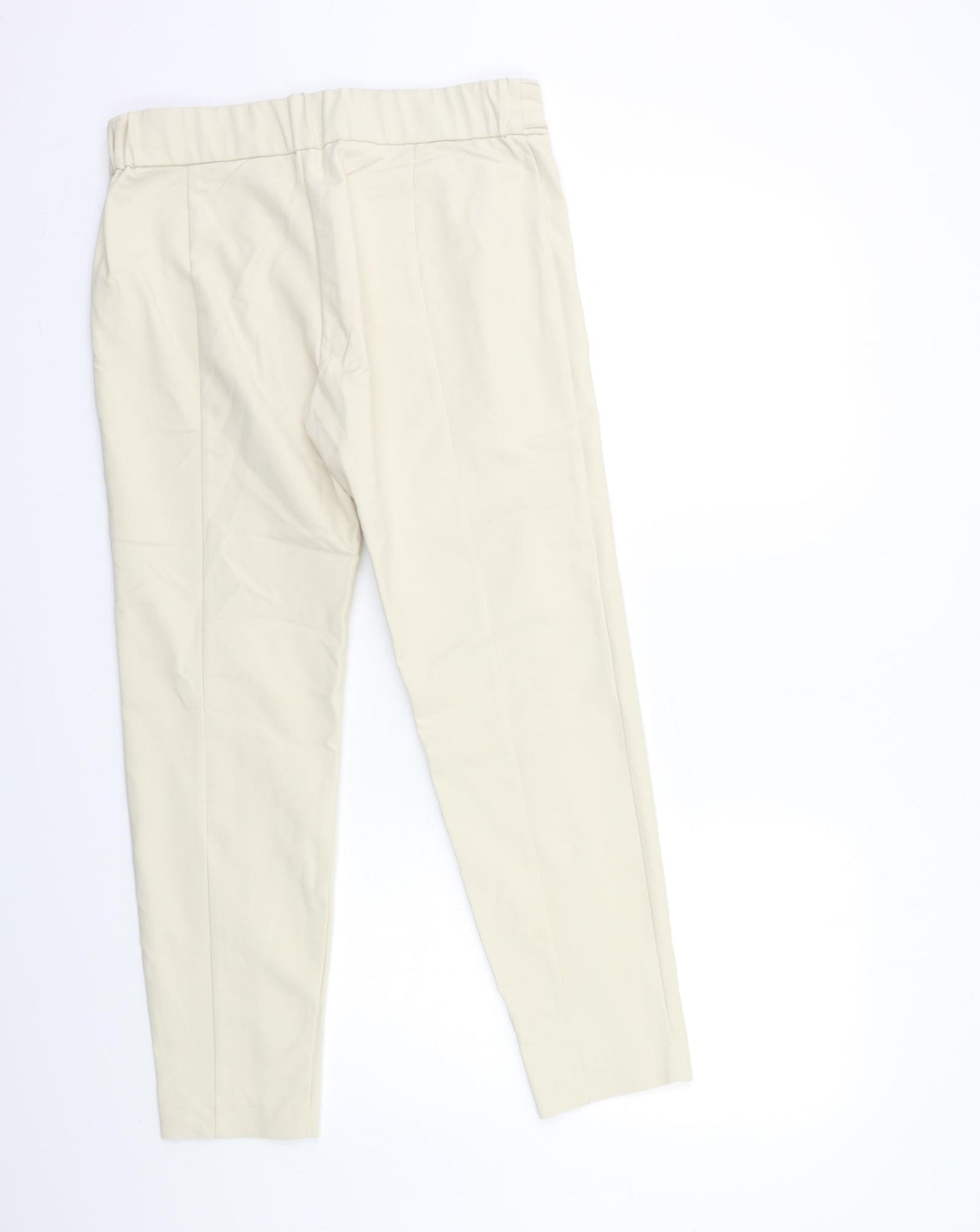 Mango Womens Beige   Trousers  Size 12 L27 in