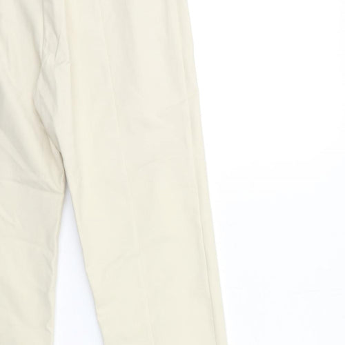 Mango Womens Beige   Trousers  Size 12 L27 in
