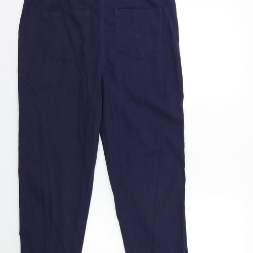 Papaya Womens Blue   Trousers  Size 16 L23 in