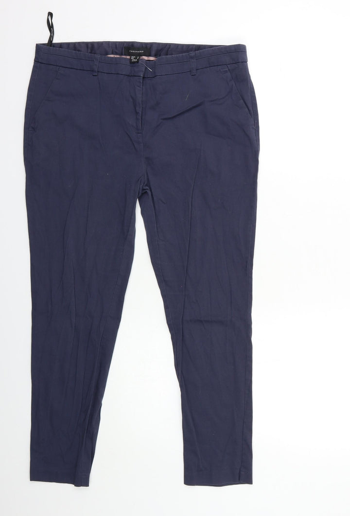 Atmosphere Mens Blue Trousers Size 18 L26 in