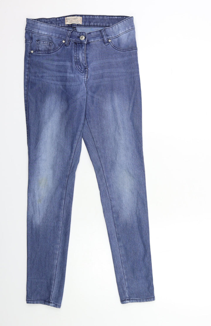 Matalan Womens Blue Denim Skinny Jeans Size 8 L20 in
