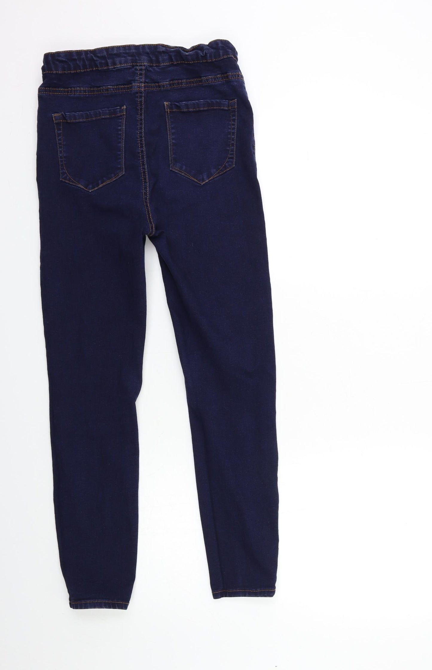 Denim & Co. Womens Blue  Denim Skinny Jeans Size 14 L26 in