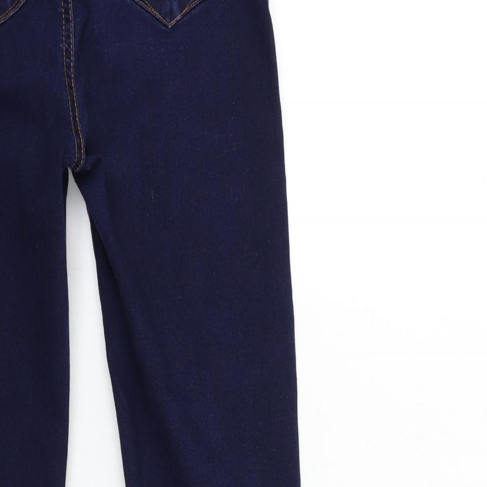 Denim & Co. Womens Blue  Denim Skinny Jeans Size 14 L26 in
