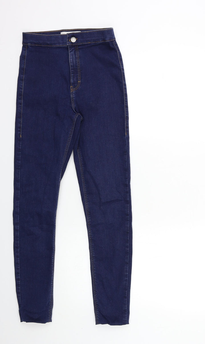 Topshop Womens Blue Denim Skinny Jeans Size 26 in L27 in
