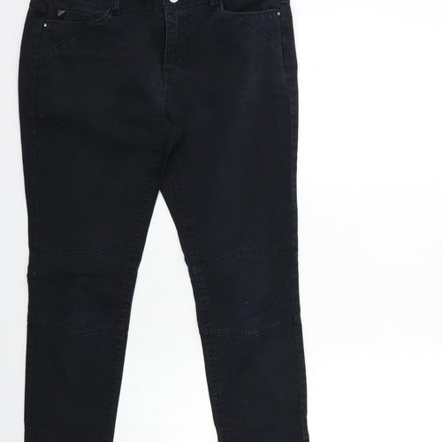 Galeries Lafayette Womens Black  Denim Skinny Jeans Size 32 in L29 in