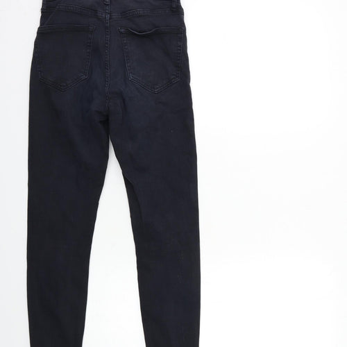 Topshop Womens Black  Denim Skinny Jeans Size 23 in L25 in