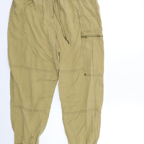 George Womens Brown   Cargo Trousers Size 16 L27 in