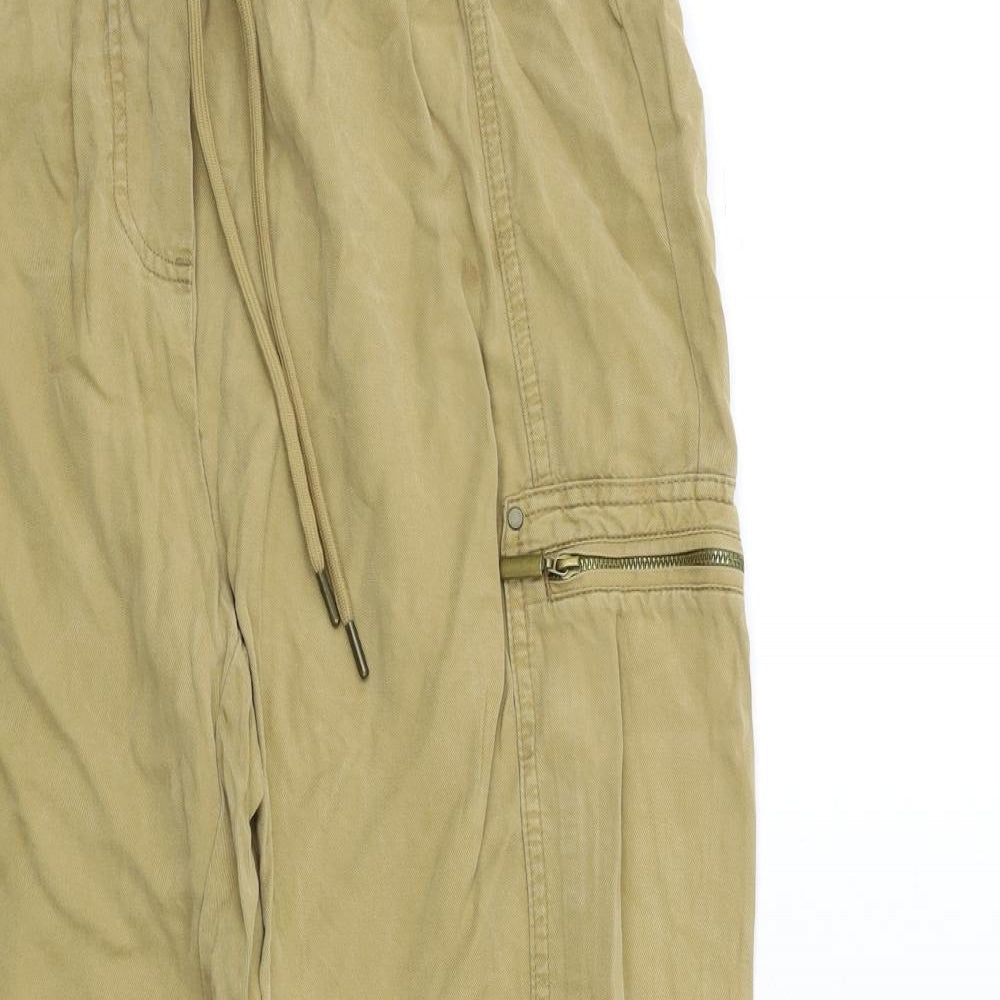 George Womens Brown   Cargo Trousers Size 16 L27 in