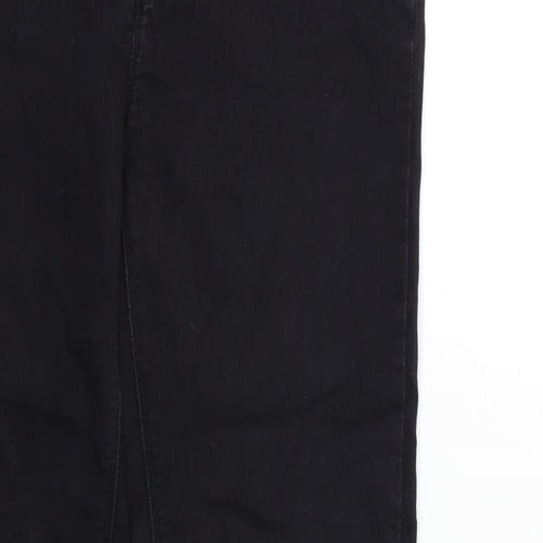 Denim & Co. Womens Black  Denim Skinny Jeans Size 12 L31 in