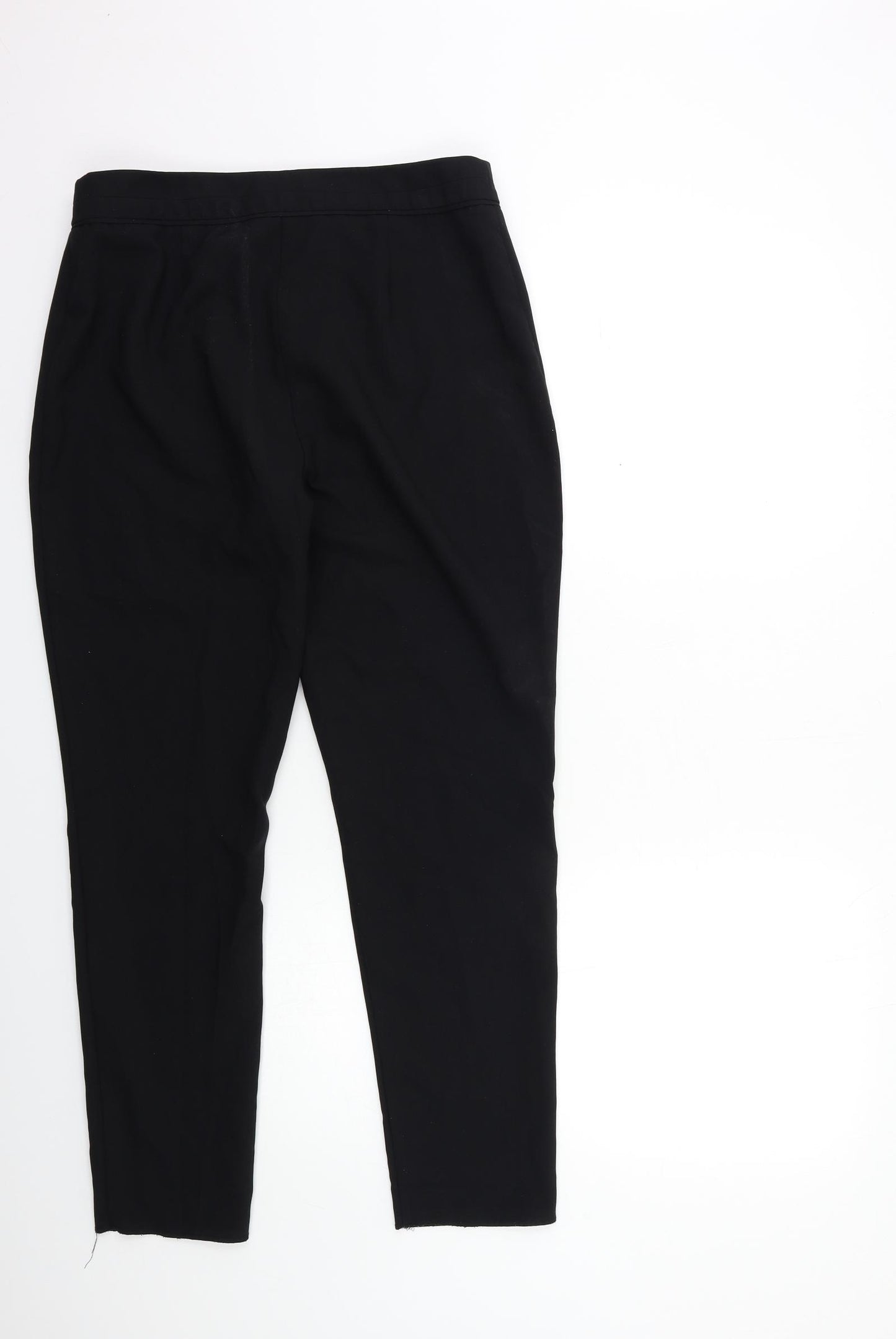 F&F Womens Black   Trousers  Size 12 L28 in