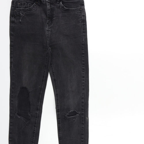 New Look Womens Black  Denim Skinny Jeans Size 10 L25 in